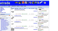 Desktop Screenshot of etrade.cz